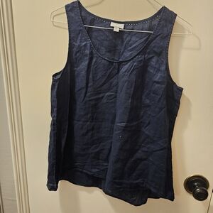 J. Jill Deep Blue Tank Top